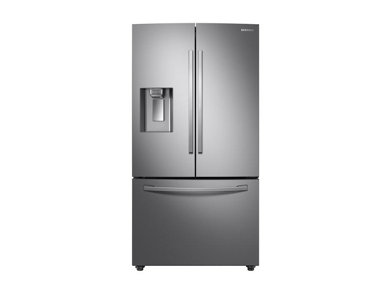 23 cu. ft. Counter Depth 3-Door French Door Food Showcase Refrigerator in Stainless Steel