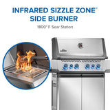 Prestige 500 RSIB with Infrared Side and Rear Burner , Natural Gas, Stainless Steel
