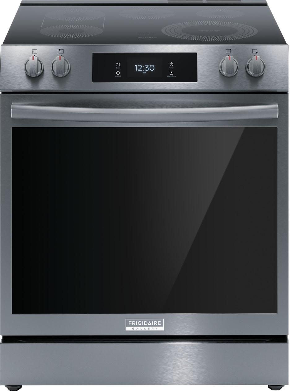 30" Front Control Electric Range with Total Convection
