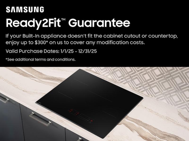 30" Induction Cooktop with Anti-Scratch Matte Glass and Sync Burners in Black