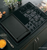 GE Profile™ Series Built-In Downdraft Gas Modular Cooktop