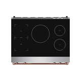 36 Inch Professional Induction Range With Tilt Panel Touch Control In Stainless Steel and Rose Gold  Gordon Ramsay Series