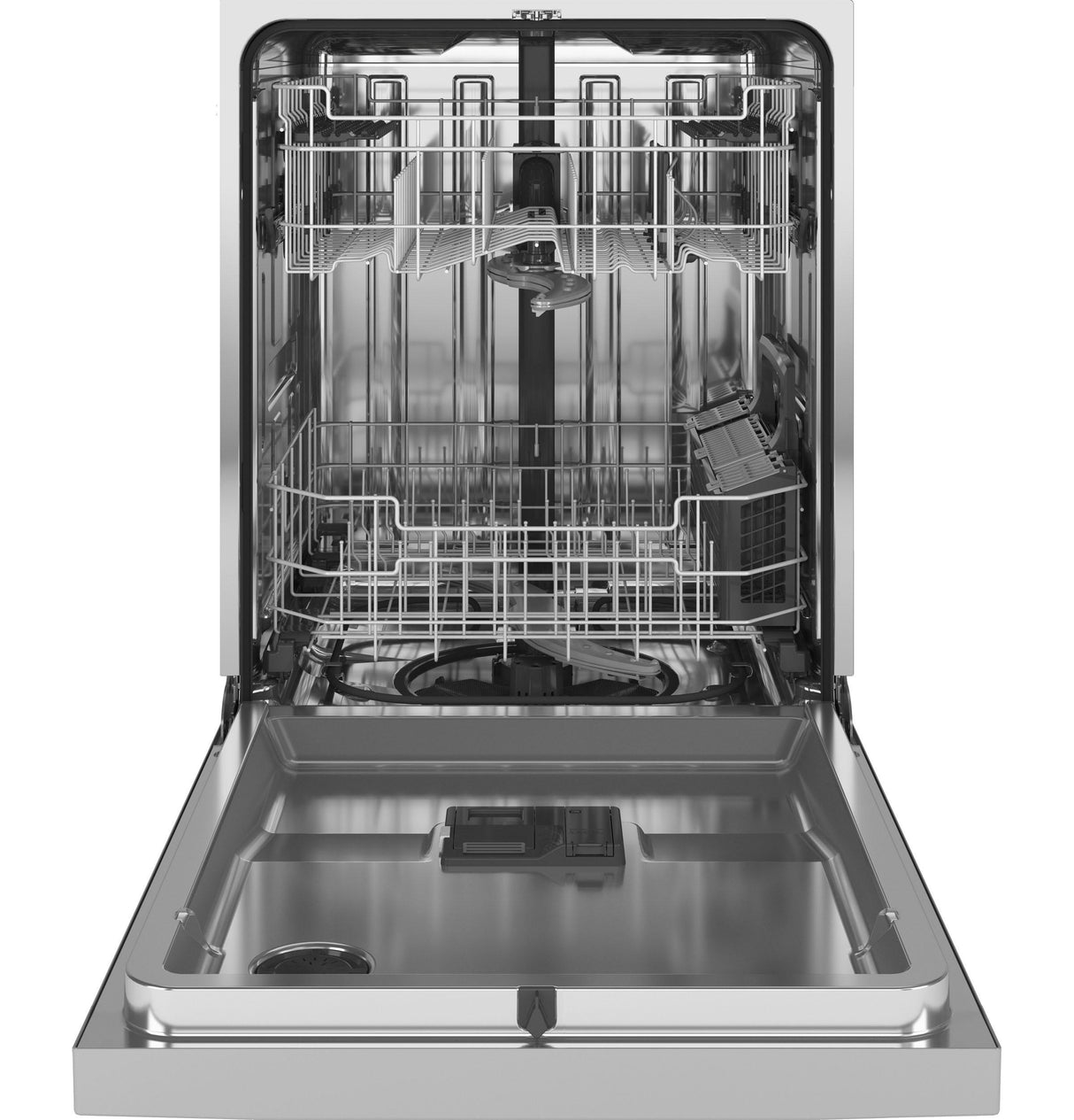 GE® ENERGY STAR® Front Control with Stainless Steel Interior Dishwasher with Sanitize Cycle & Dry Boost
