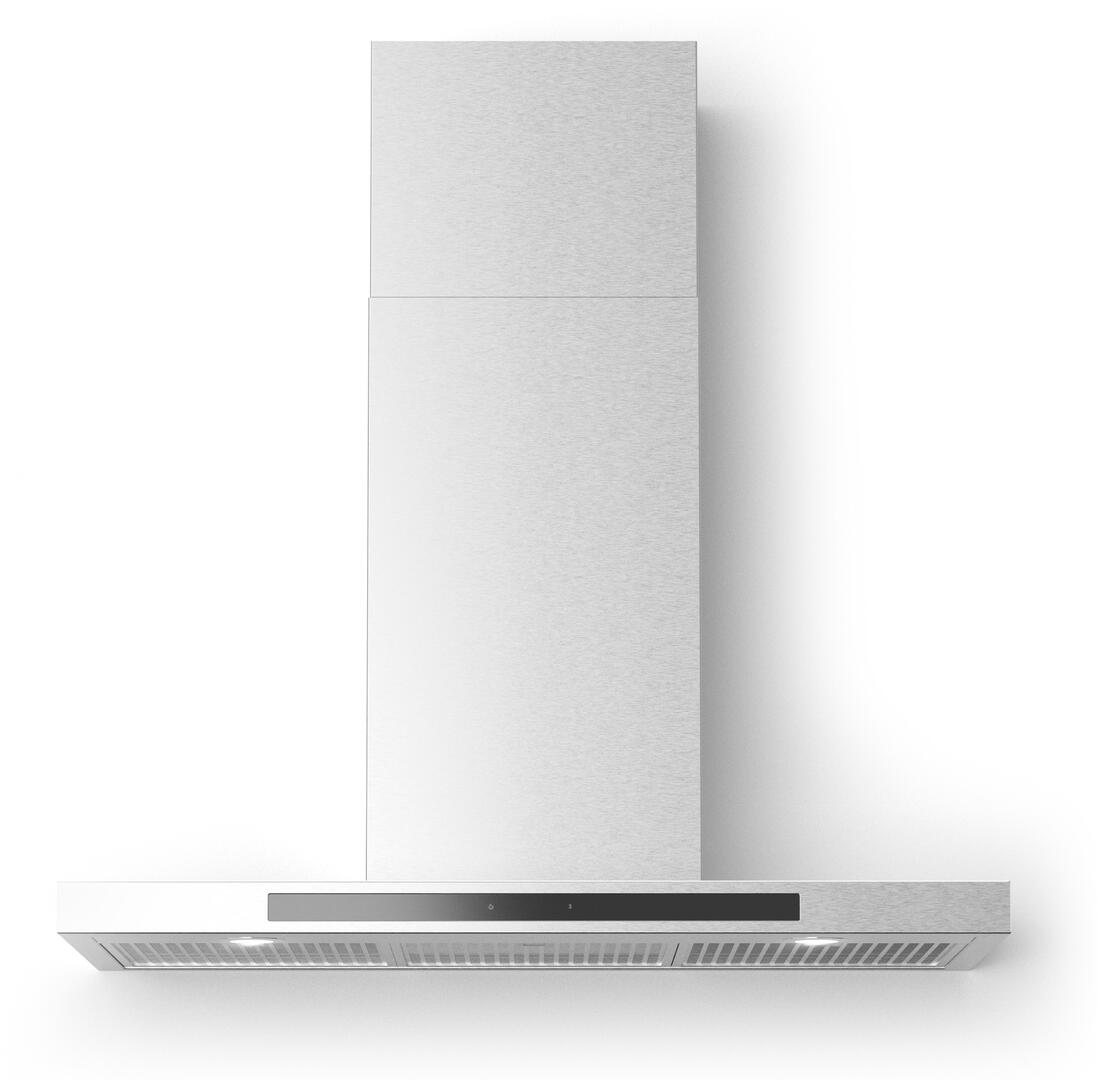 ALBERTO30 30" Alberto Wall Mount Chimney Style Hood with 600 CFM, LED Lighting, Delay Shut Off, Grease Filter Indicator Light, in Stainless Steel