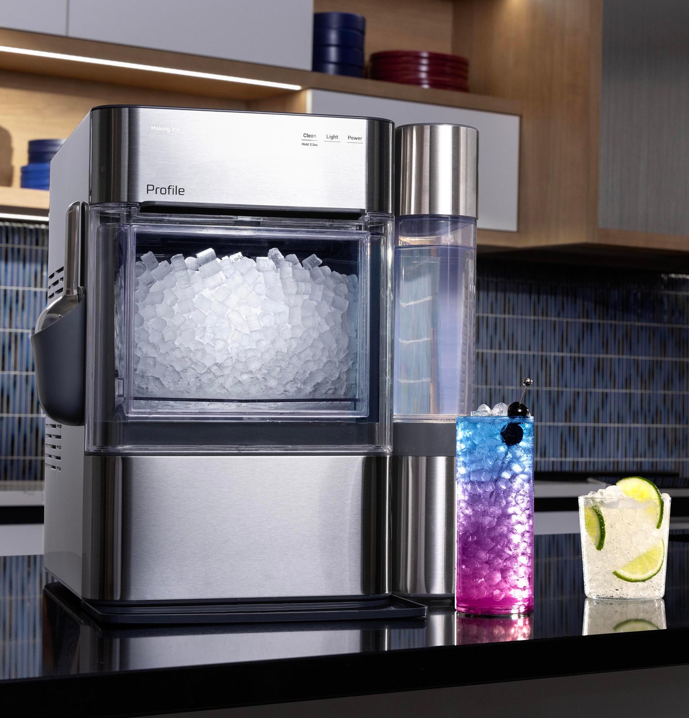 GE Profile™ Opal™ 2.0 Ultra Nugget Ice Maker with Side Tank and Scale Inhibiting Filter