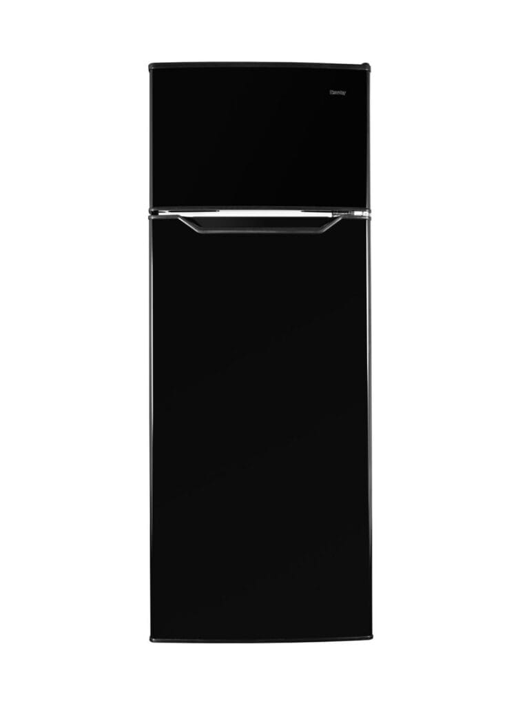 Danby 7.4 cu ft. Apartment Size Fridge Top Mount in Black