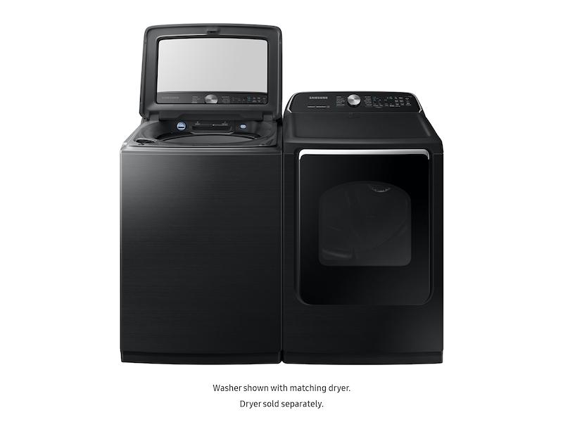 WA7200 5.4 cu. ft. Top Load Washer with Active WaterJet in Black Stainless Steel