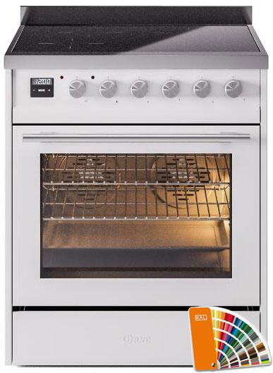 Professional Plus II 30 Inch Electric Freestanding Range in RAL Custom Color with Trim