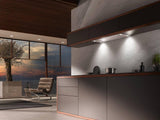 DA 2698 Stainless steel - Insert ventilation hood with energy-efficient LED lighting and backlit controls for easy use.