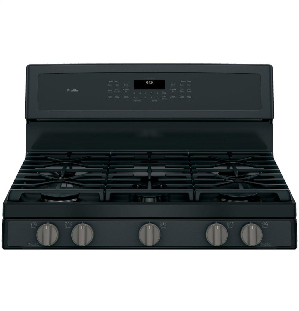 GE Profile™ 30" Free-Standing Gas Double Oven Convection Range