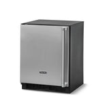 24"W. Panel Ready Solid Door Undercounter Refrigerator, ADA