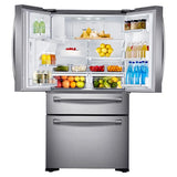 36" Wide, 23 cu. ft. Counter-Depth French Door Refrigerator with Sparkling Water Dispenser (Stainless Steel)