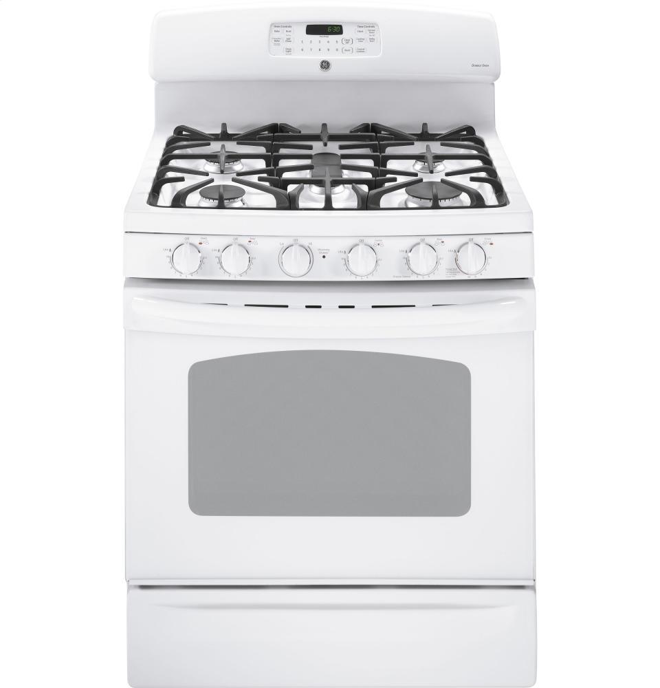 GE® 30" Free-Standing Gas Range with Warming Drawer