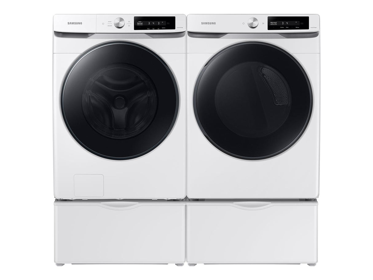4.5 cu. ft. Large Capacity Smart Dial Front Load Washer with Super Speed Wash in White
