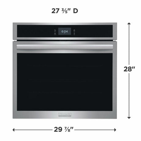 30" Single Electric Wall Oven with Stone-Baked Pizza