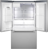 500 Series French Door Bottom Mount Refrigerator 36" Stainless steel (with anti-fingerprint), Total No Frost