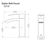 ZLINE Zephyr Bath Faucet in Chrome (ZEP-BF-CH)