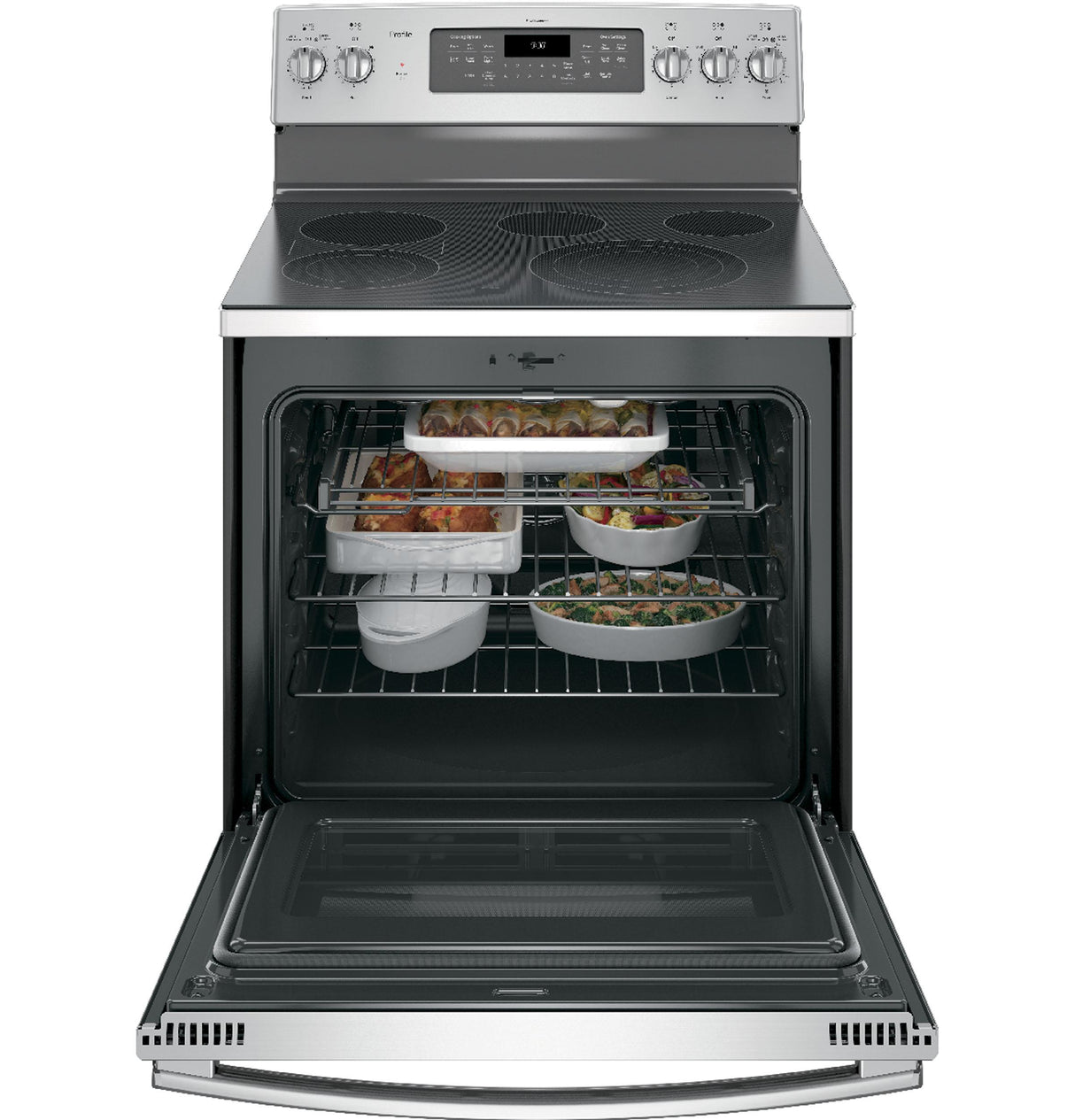 GE Profile™ 30" Smart Free-Standing Electric Convection Range