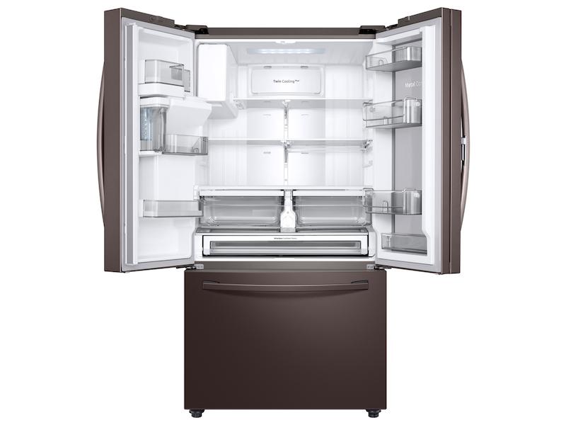 28 cu. ft. 3-Door French Door Food Showcase Refrigerator in Tuscan Stainless Steel