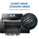 Rogue PRO 425 SIB with Infrared Side Burner , Natural Gas, Black