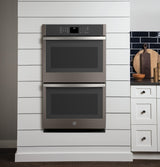GE® 30" Smart Built-In Self-Clean Double Wall Oven with Never-Scrub Racks
