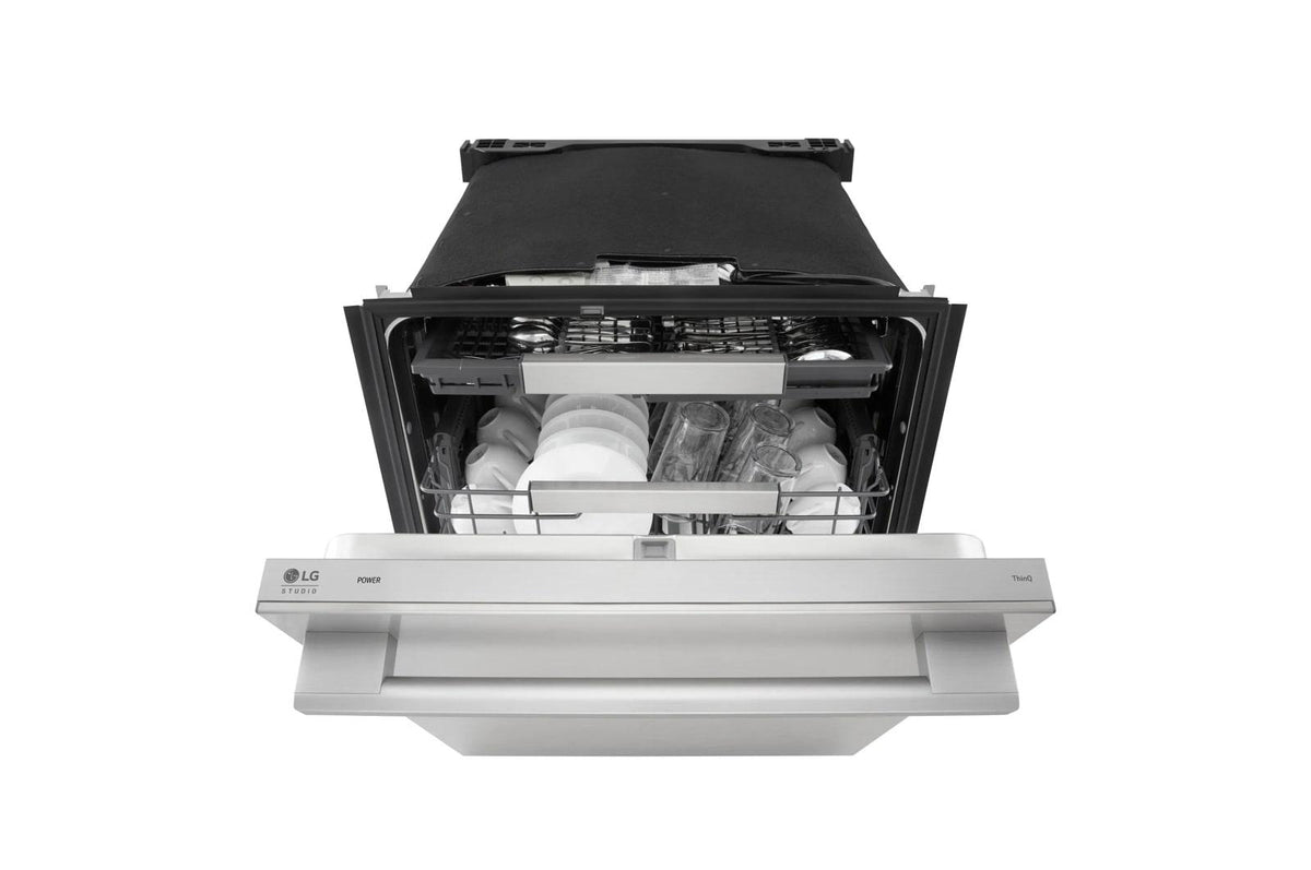 LG STUDIO Smart Top Control Dishwasher with 1-Hour Wash & Dry, QuadWash® Pro, TrueSteam® and Dynamic Heat Dry™