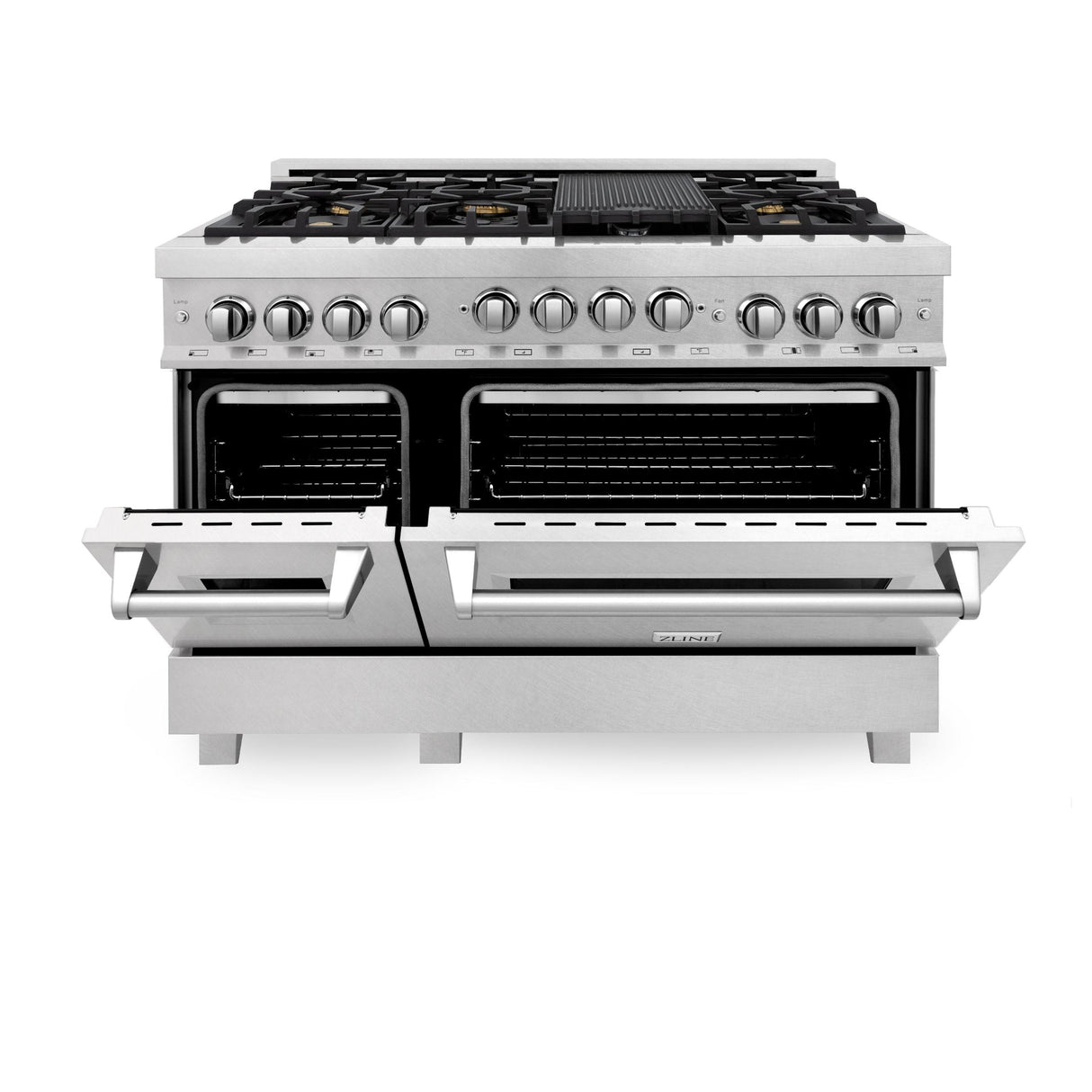 ZLINE 48" 6.0 cu. ft. Range with Gas Stove and Gas Oven in ZLINE DuraSnow Stainless Steel® (RGS-SN-48) [Color: Durasnow Stainless Steel]