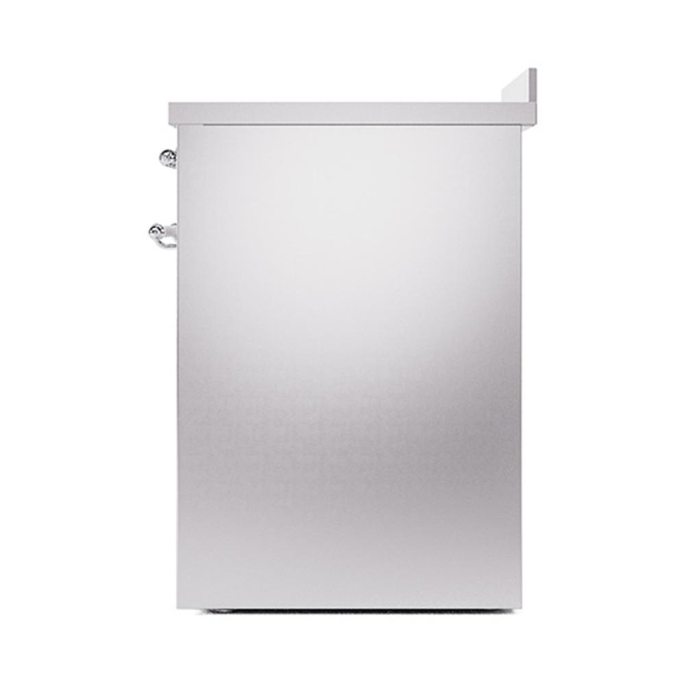 ILVE UNI304QNMPSSC Nostalgie II Noblesse 30 inch Induction Range (Solid Door, Stainless Steel, Chrome)