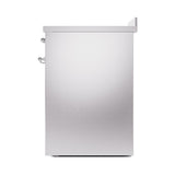 ILVE UNI304QNMPSSC Nostalgie II Noblesse 30 inch Induction Range (Solid Door, Stainless Steel, Chrome)