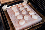 Himalayan Salt Block with Stainless Steel Topper with PRO Grill Topper