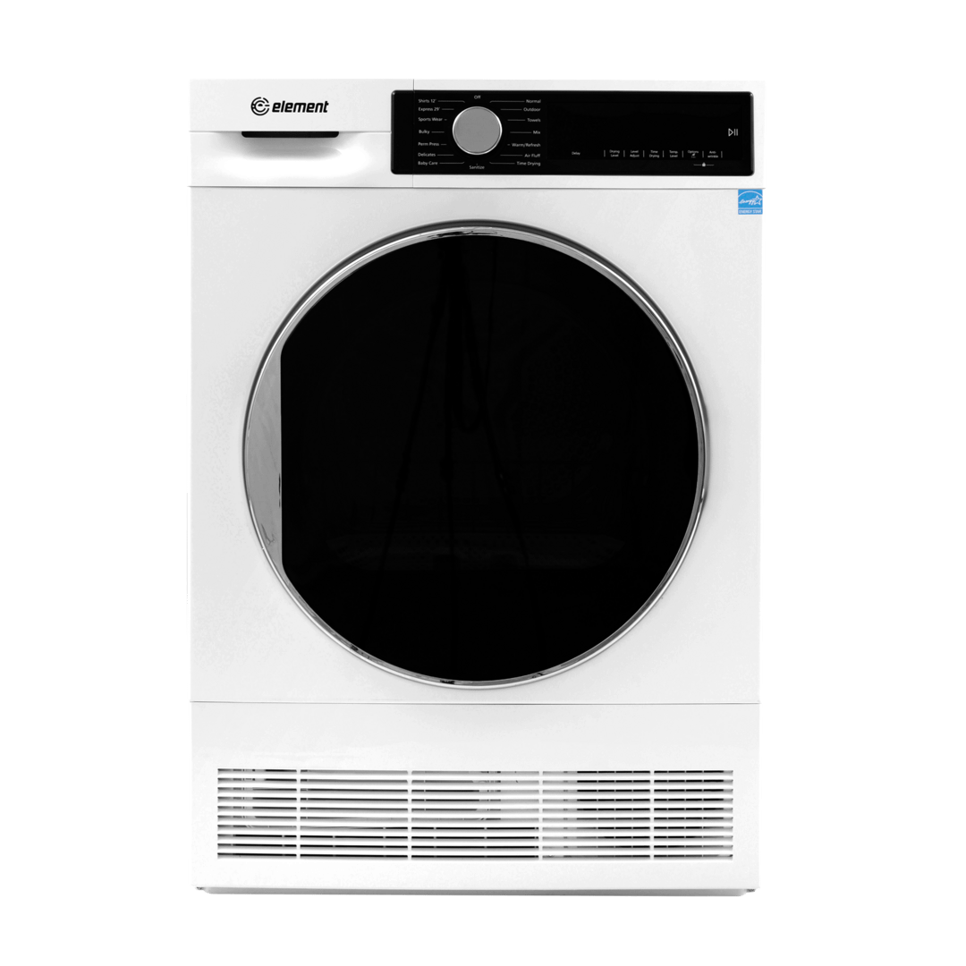Element 4.0 cu. ft. Front Load Electric Dryer - White, ENERGY STAR (ECD4224EGW)
