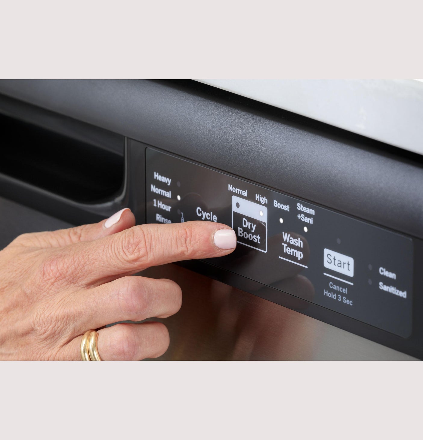 GE® ENERGY STAR® Dishwasher with Front Controls