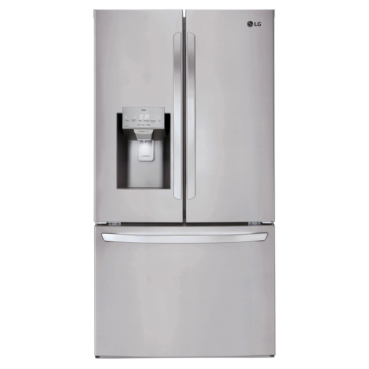28 cu.ft 3 Door French Door, Standard Depth, Ice and Water with Single Ice Maker