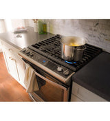 5.8 cu. ft. Front-Control Gas Range Plus True Convection