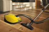 Complete C3 Calima PowerLine - SGFE0 Curry yellow - canister vacuum cleaners with HEPA filter for the greatest Filtration demands.