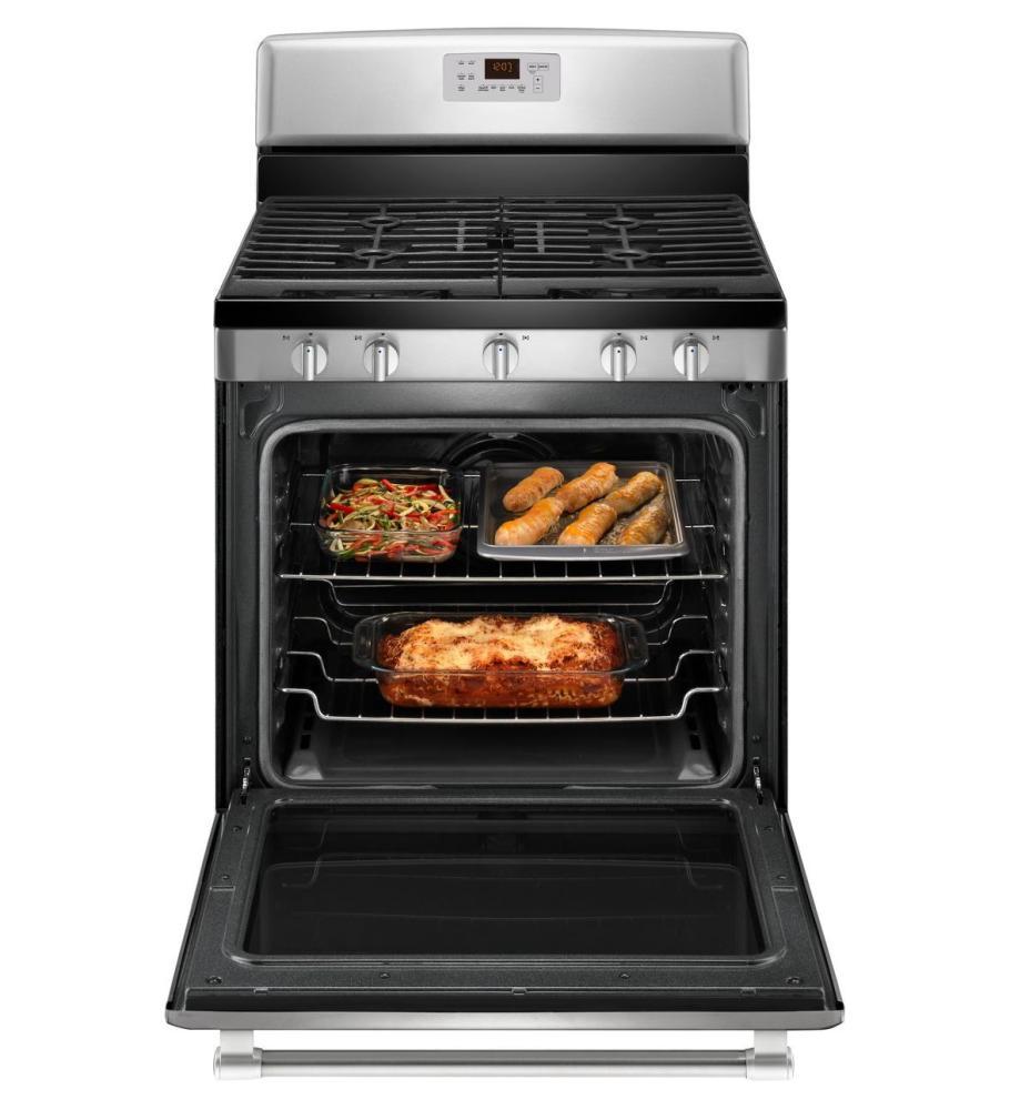 30-inch Wide Gas Range with Convection and Power Burner - 5.8 cu. ft.