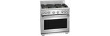 36'' Dual-Fuel Freestanding Range