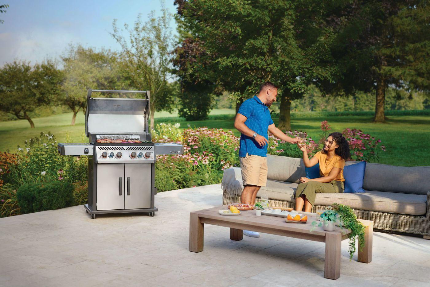 Rogue PRO-S 525 RSIB with Infrared Side and Rear Burner , Propane, Stainless Steel