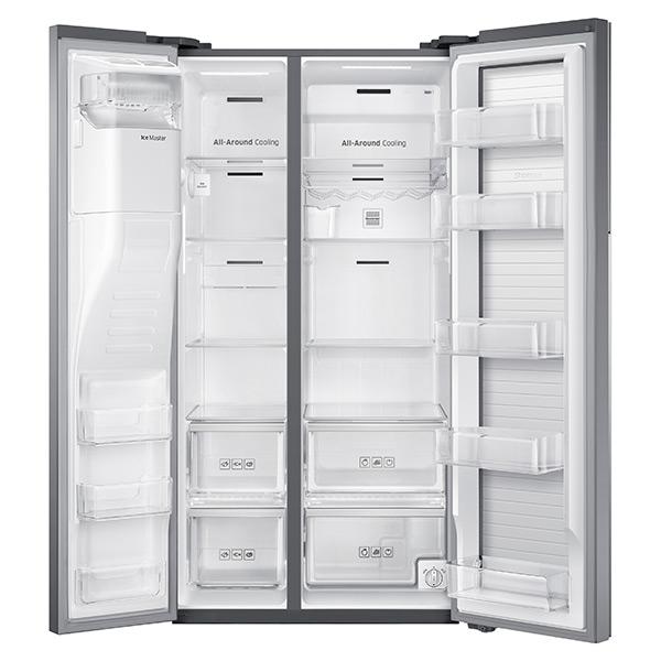 22 cu. ft. Capacity Counter Depth Side-by-Side Food ShowCase Refrigerator (Stainless Steel)