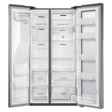 22 cu. ft. Capacity Counter Depth Side-by-Side Food ShowCase Refrigerator (Stainless Steel)