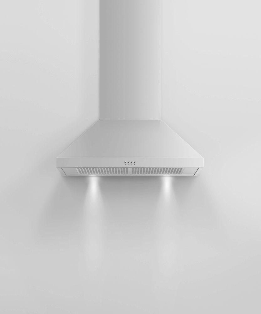 30" Series 7 Pyramid Chimney Wall Range Hood