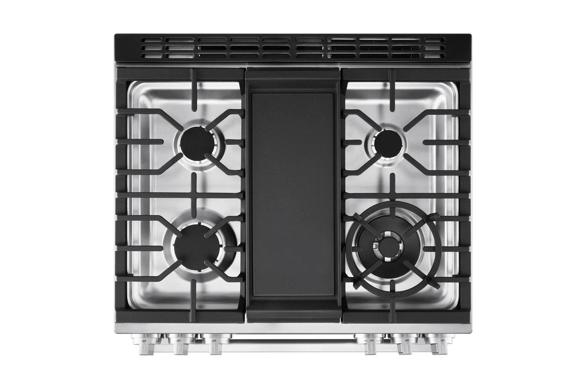 6.3 cu ft. Smart Gas Slide-In Range with InstaView®, ProBake Convection®, and Air Fry