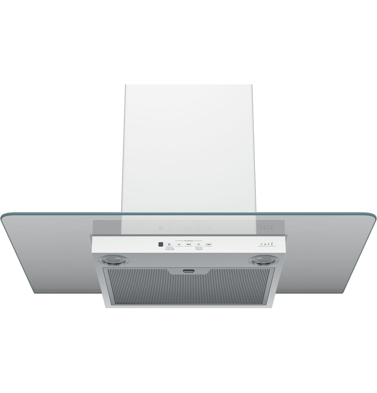 Café™ 30" Wall-Mount Glass Canopy Chimney Hood