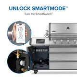 Prestige PRO 665 Elite with Smart Technology & Electric Smoker Box , Natural Gas, Stainless Steel