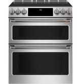 Café™ 30" Smart Slide-In, Front-Control, Induction and Convection Double-Oven Range