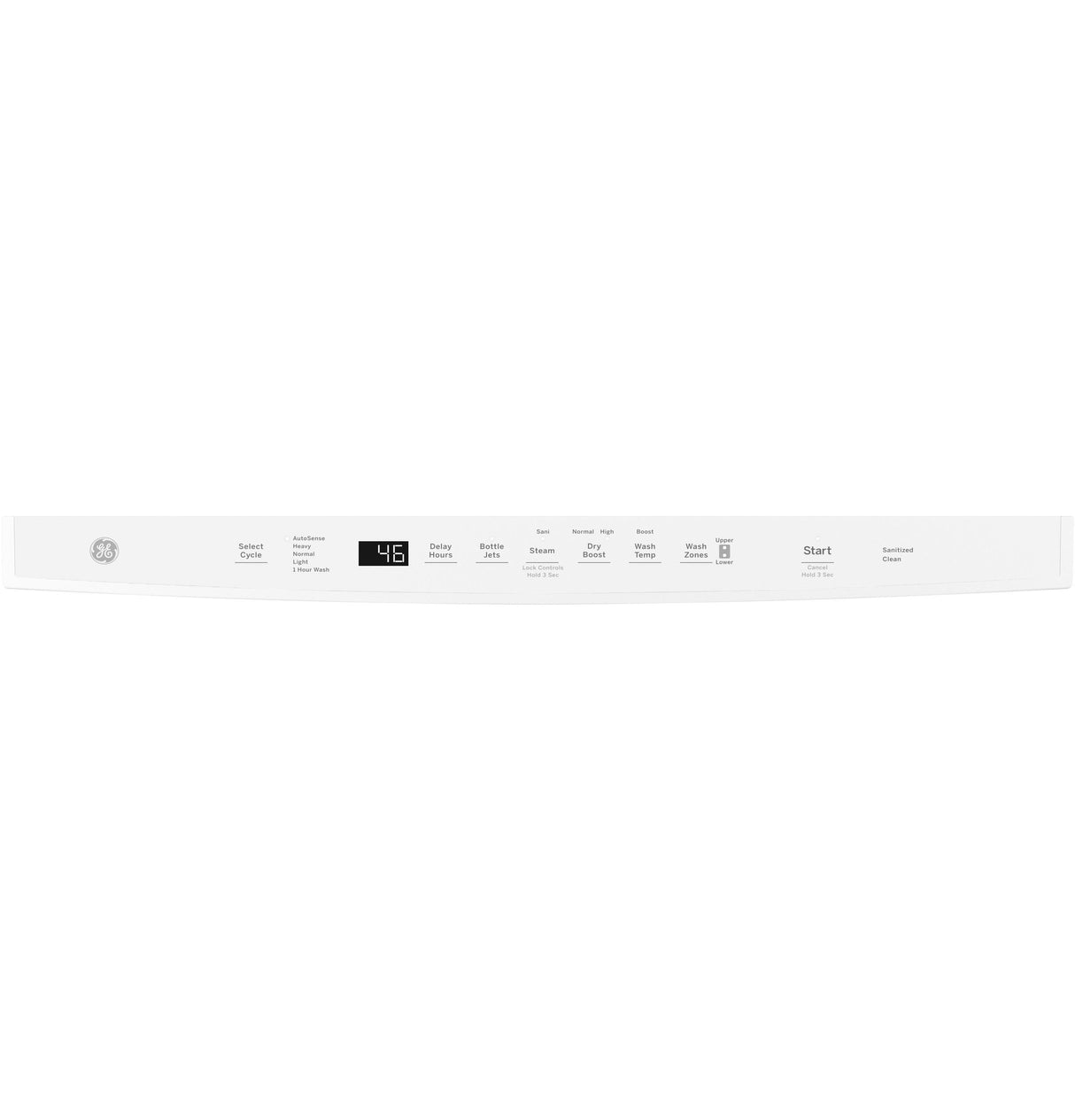 GE® ENERGY STAR® Top Control with Stainless Steel Interior Dishwasher with Sanitize Cycle & Dry Boost with Fan Assist