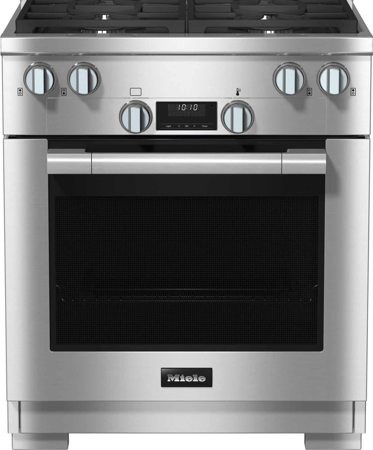 HR 1724-3 G DF Clean Touch Steel - 30" Range Dual Fuel model with DirectSelect controls