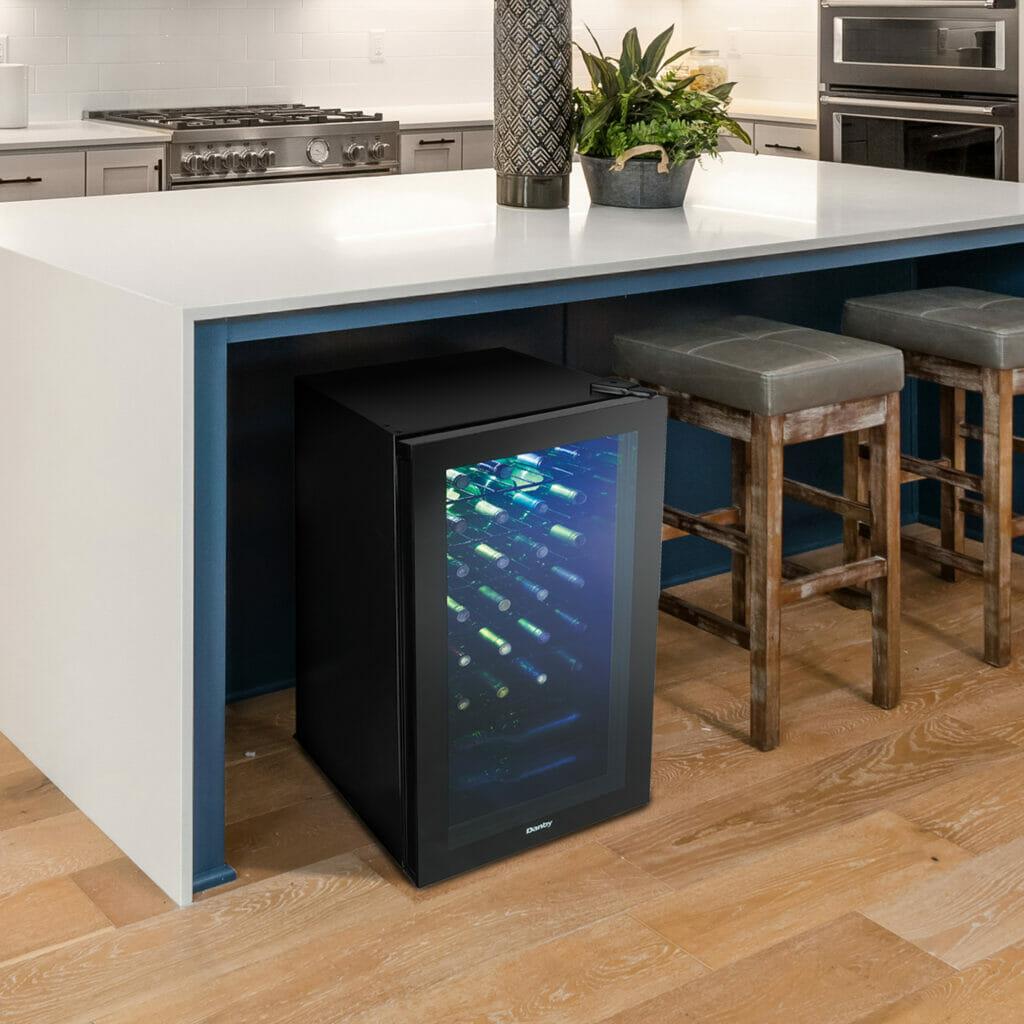 Danby 36 Bottle Free-Standing Wine Cooler in Black