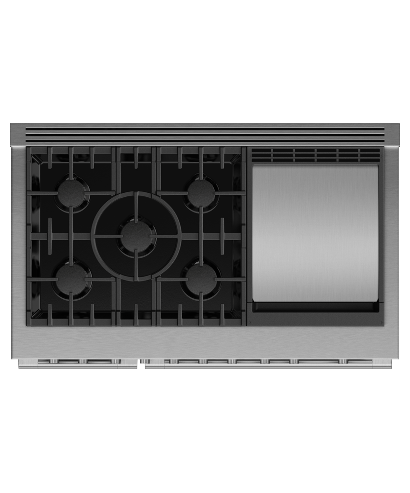 48" Series 7 Professional 5 Burner with Griddle Gas Range