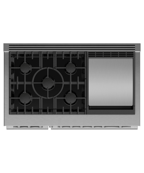 48" Series 7 Professional 5 Burner with Griddle Gas Range